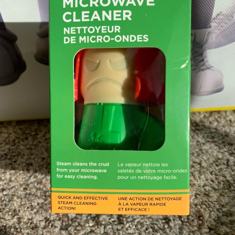 Microwave Cleaner Steam Cleaner - Green/Red